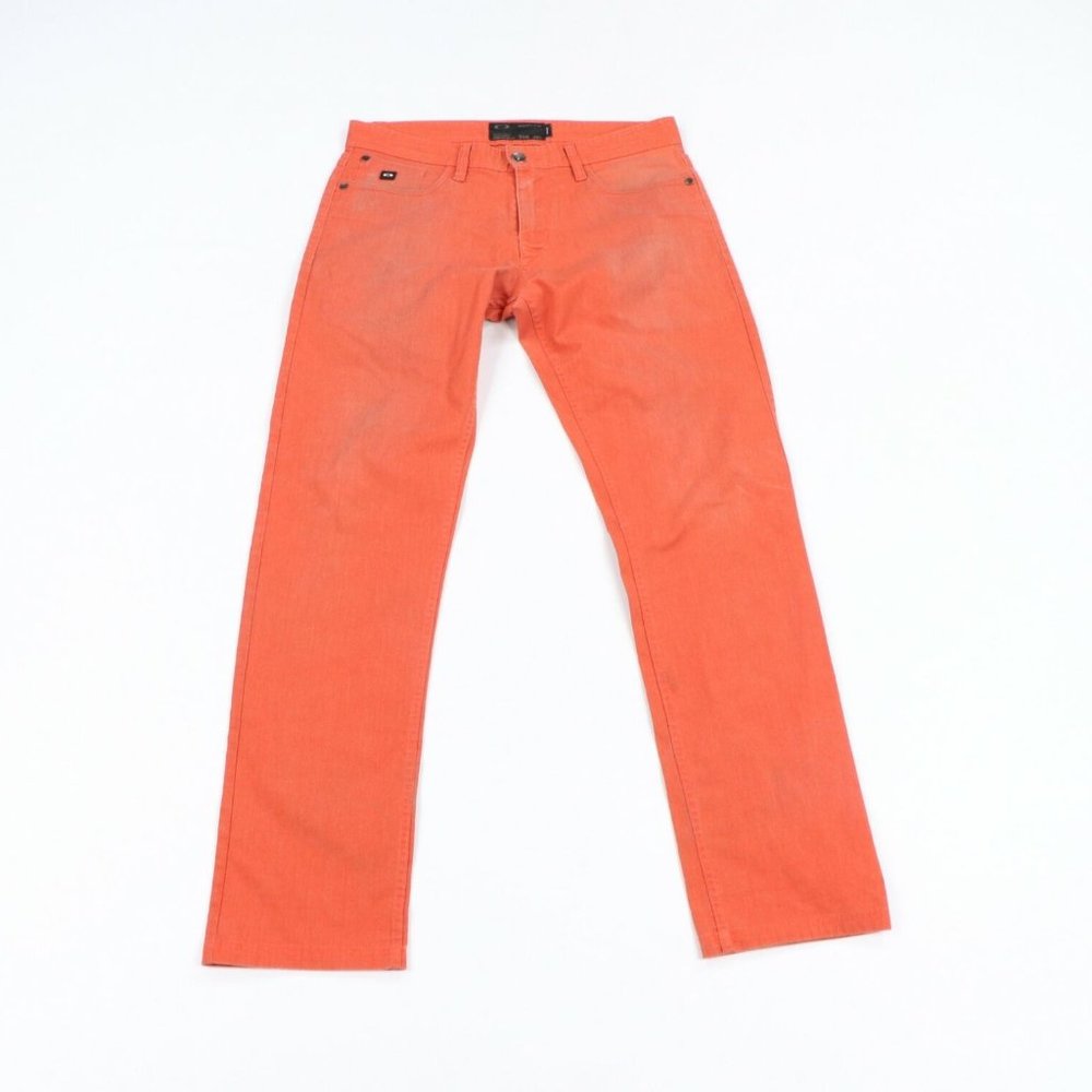 Oakley Distressed Faded Slim Fit Denim Jeans